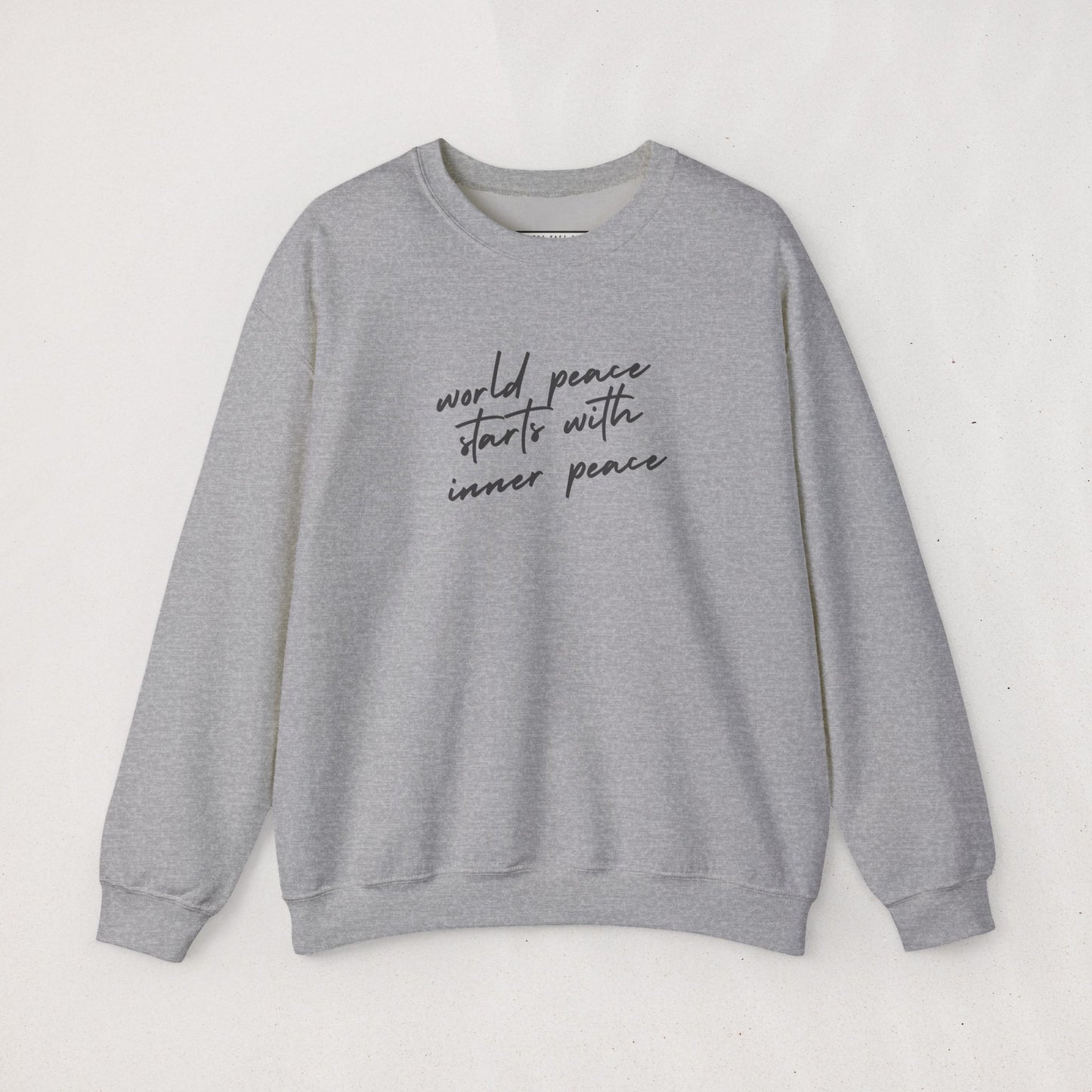 The World Peace Starts With Inner Peace Sweatshirt
