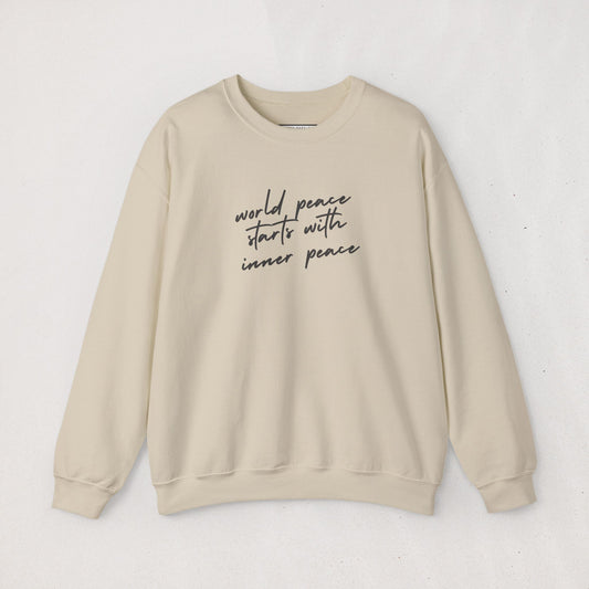 The World Peace Starts With Inner Peace Sweatshirt